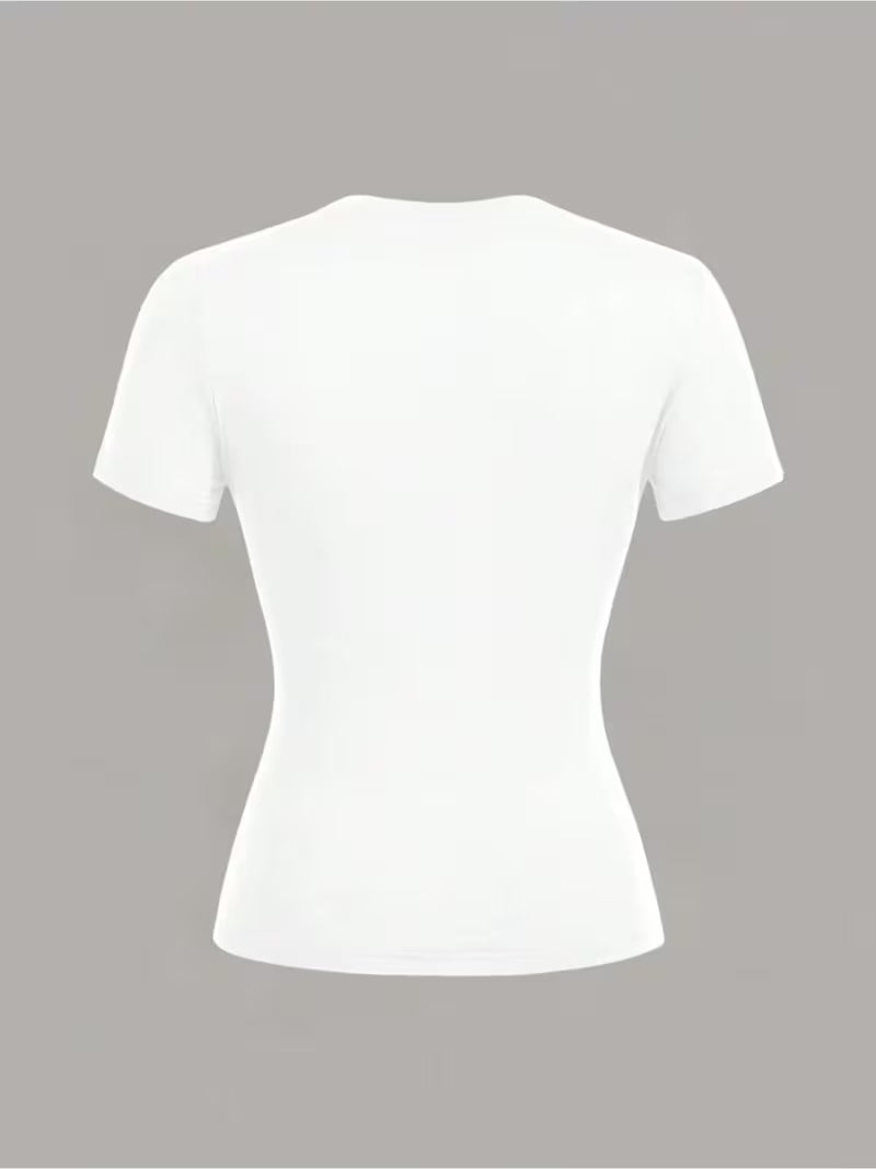 Tie And Pocket Graphic Cotton Baby Tee