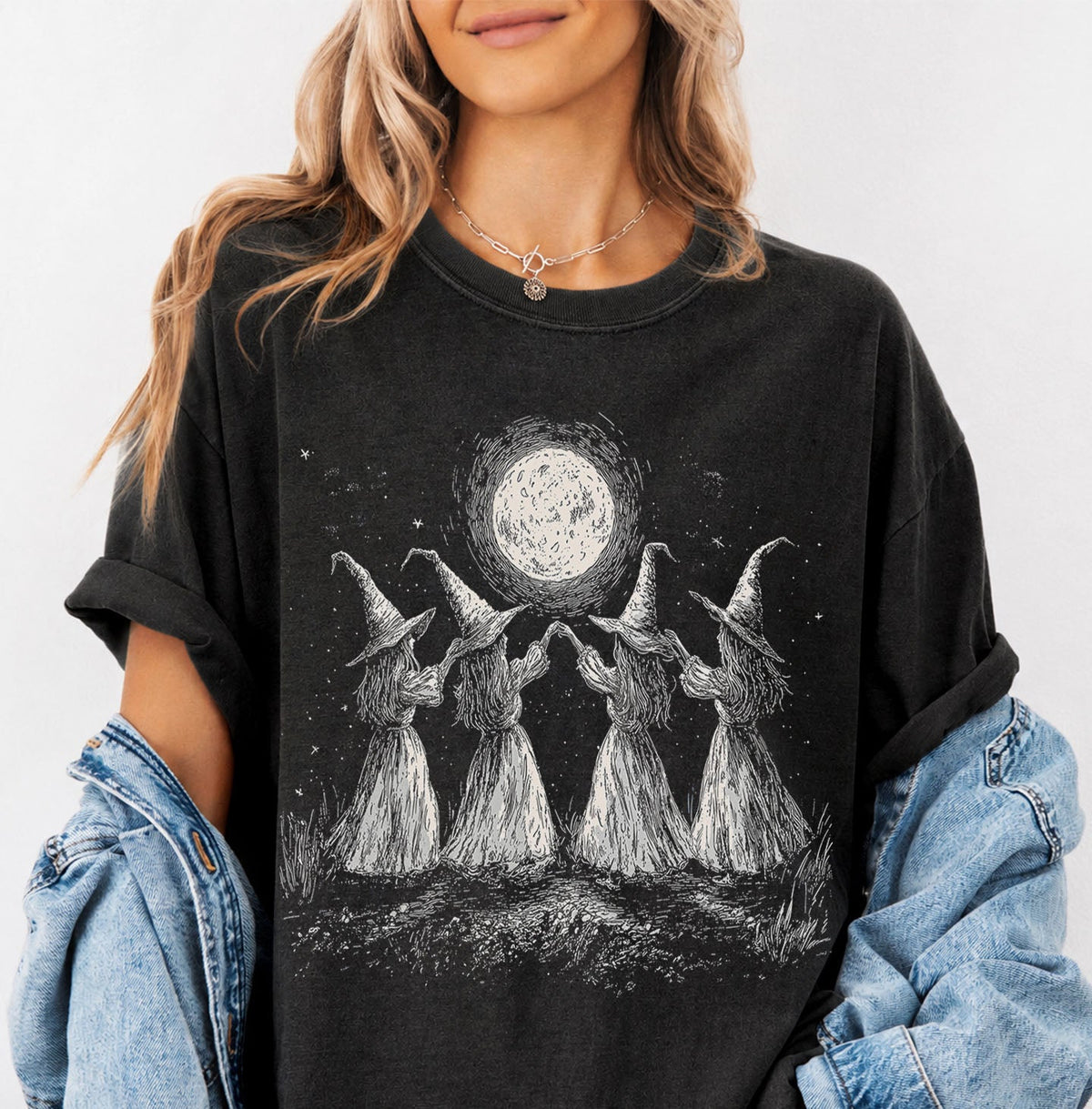 Witches Moon Dance Oversized T-shirt