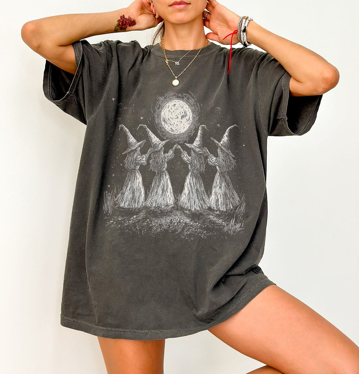 Witches Moon Dance Oversized T-shirt