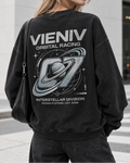 Orbital Racing 07 Planet Graphic Oversized Sweatshirt