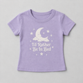 I'd Rather Be In Bed Graphic Baby Tee
