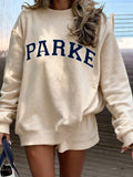 PARKE Oversized Sweatshirt - Beige