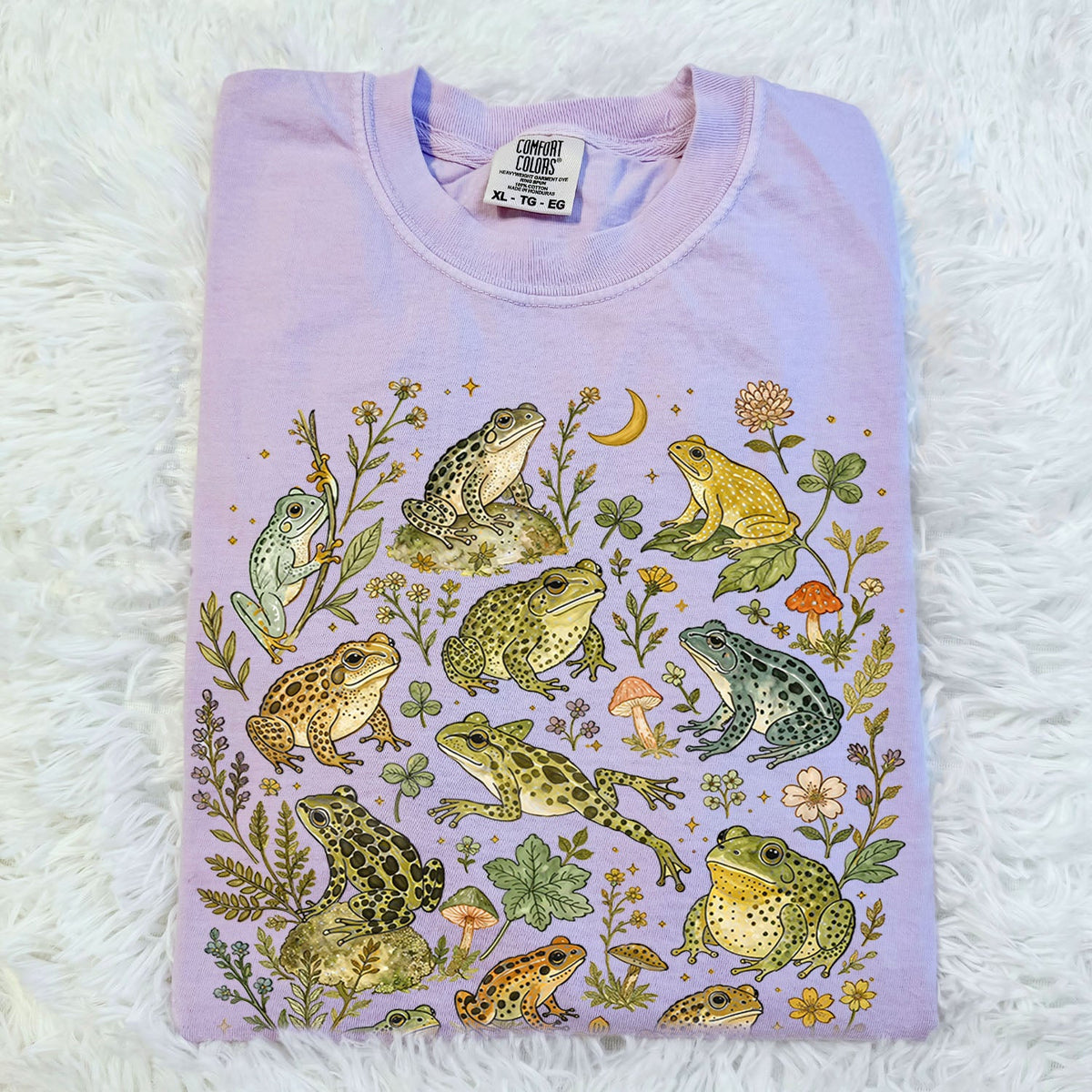 Botanical Frog Oversized T-Shirt