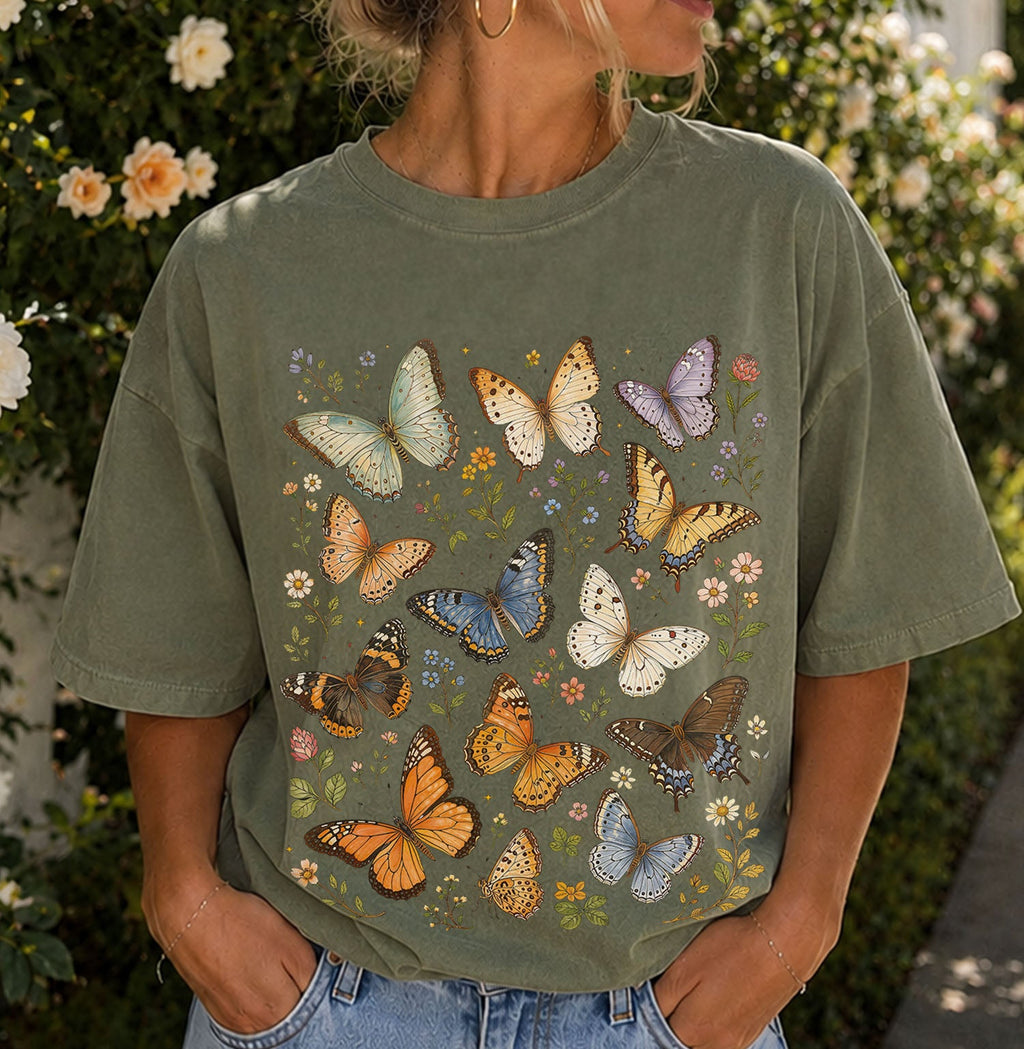 Butterfly Oversized T-Shirt