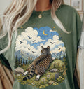 Cat Daydreamer Oversized T-Shirt