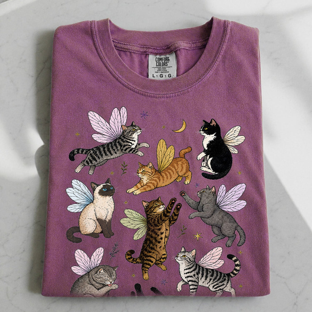 Fairy Cat Oversized T-Shirt