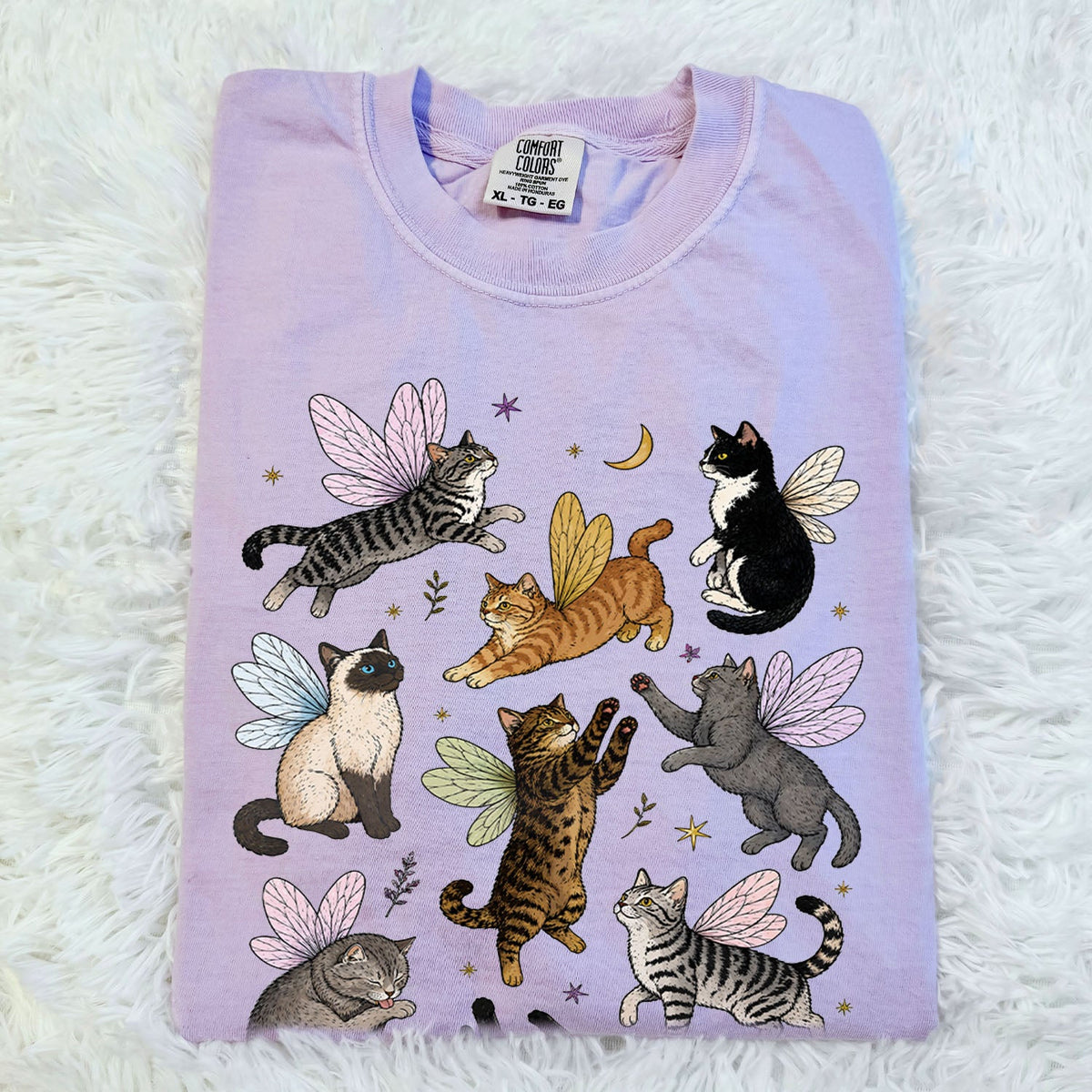 Fairy Cat Oversized T-Shirt