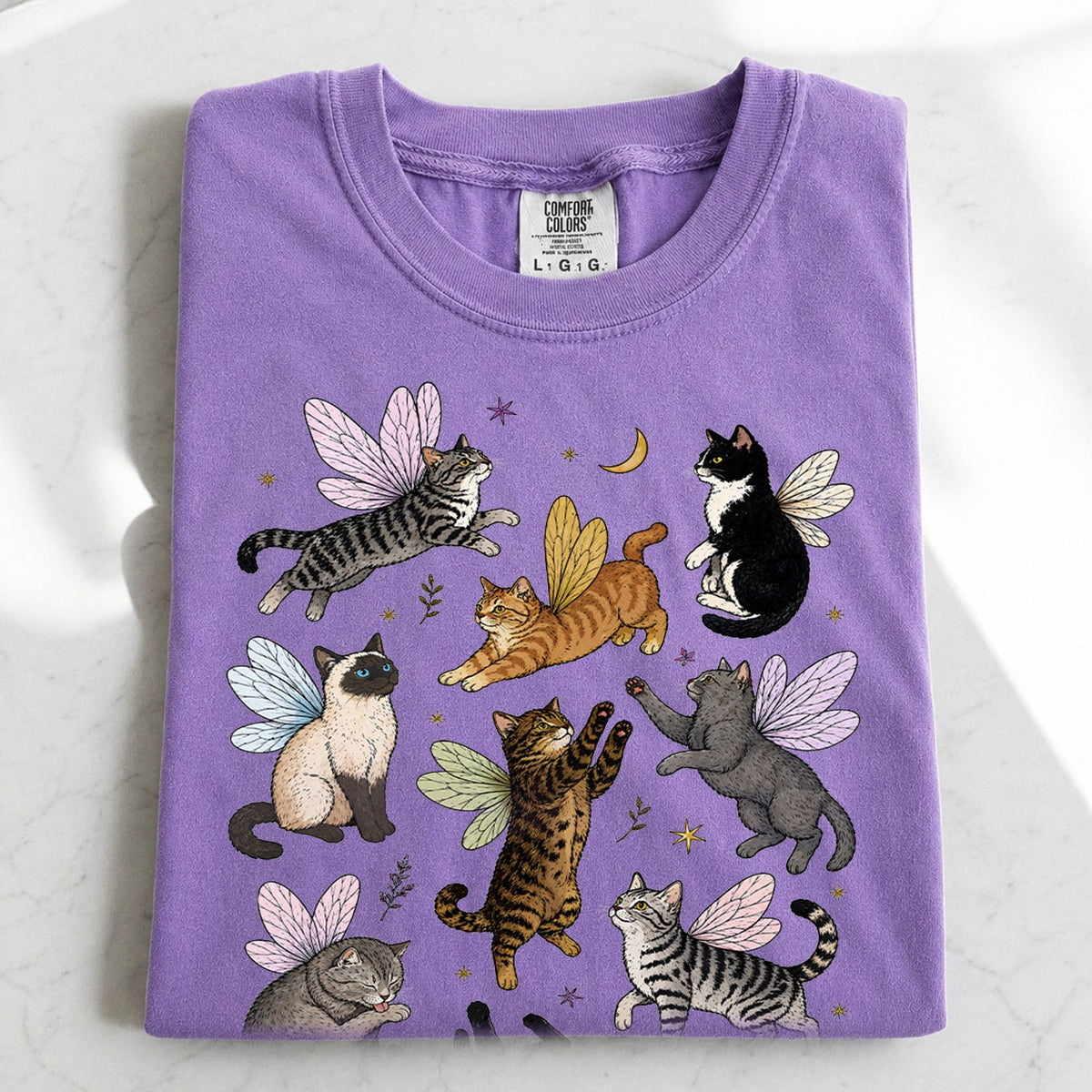 Fairy Cat Oversized T-Shirt