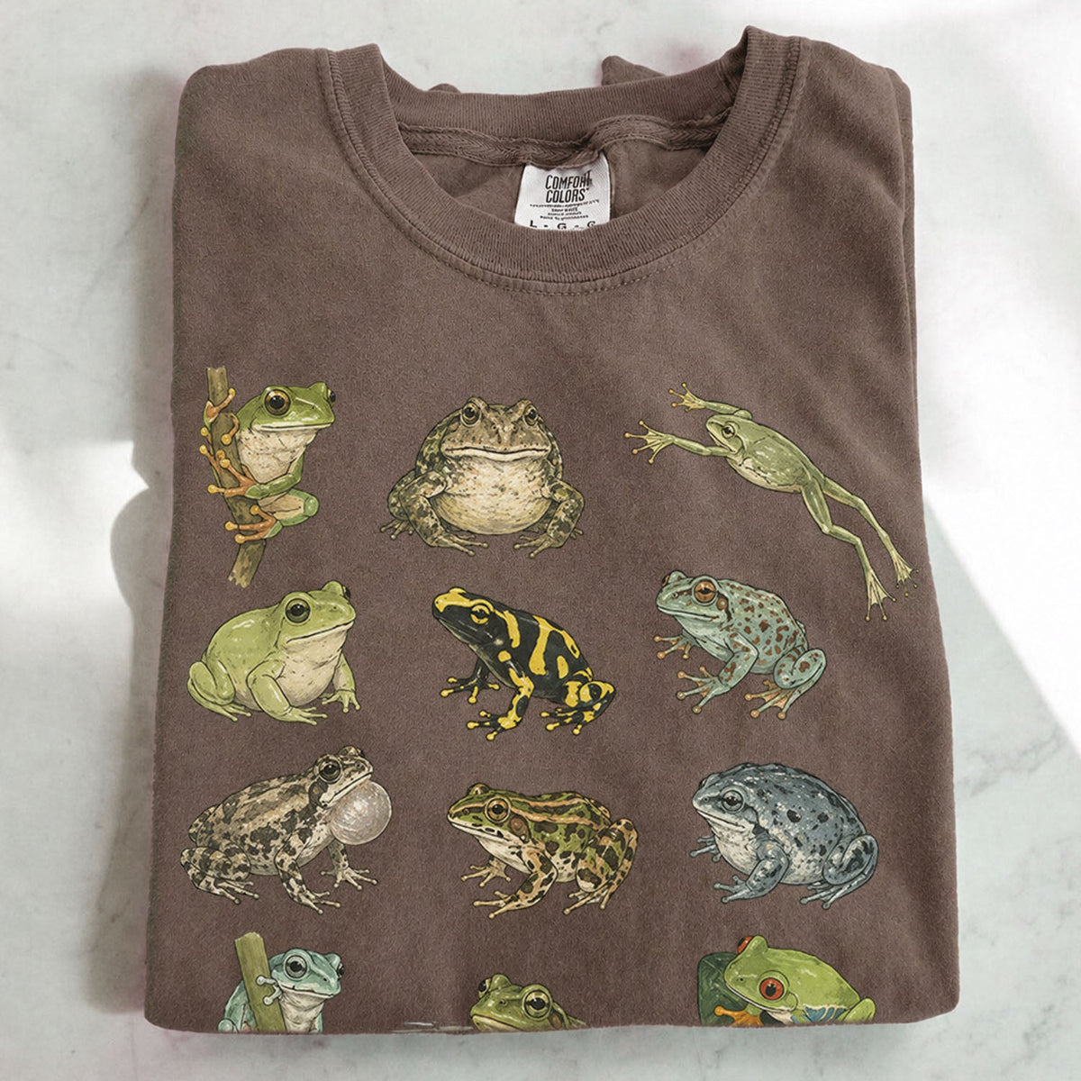 Frog Species Oversized T-Shirt