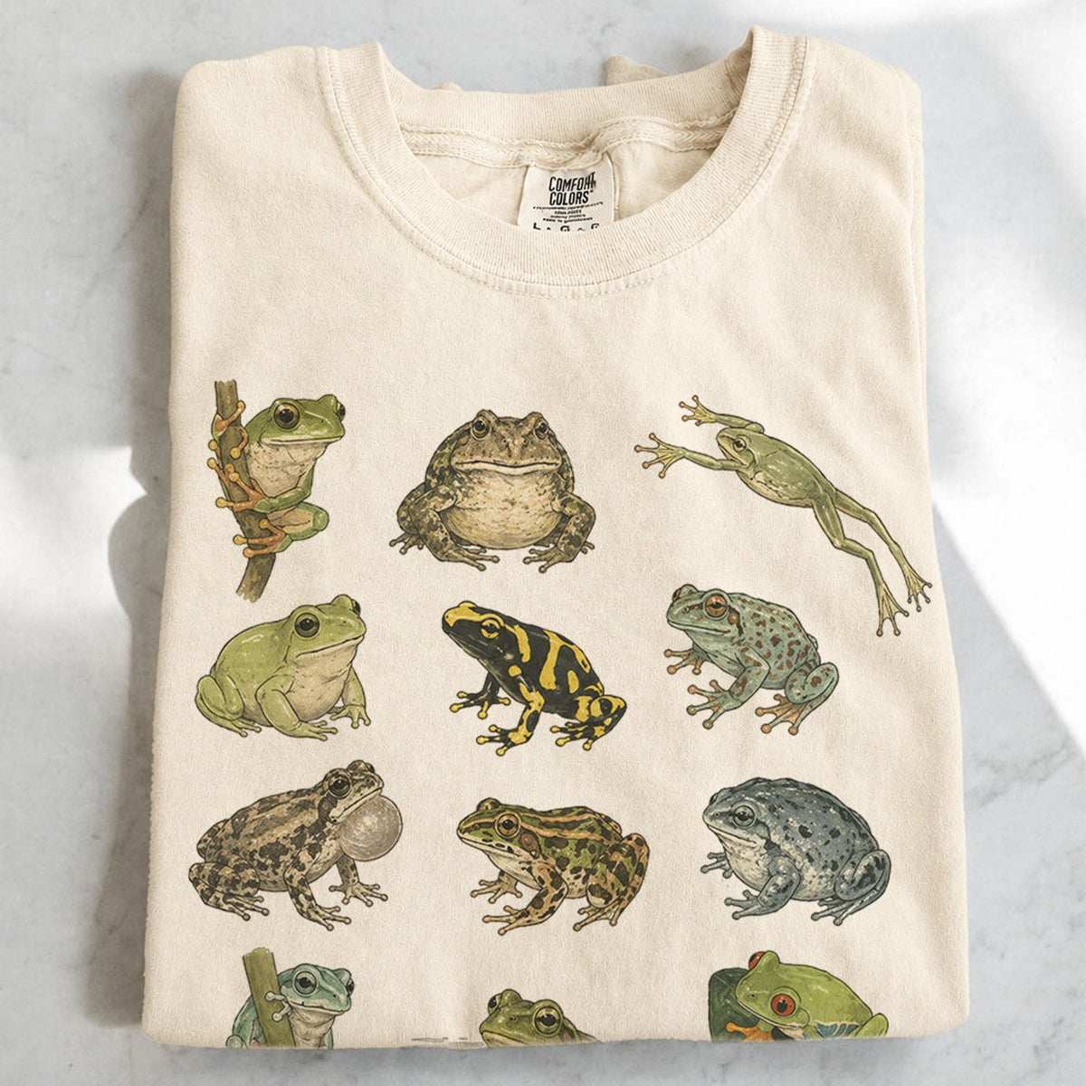Frog Species Oversized T-Shirt