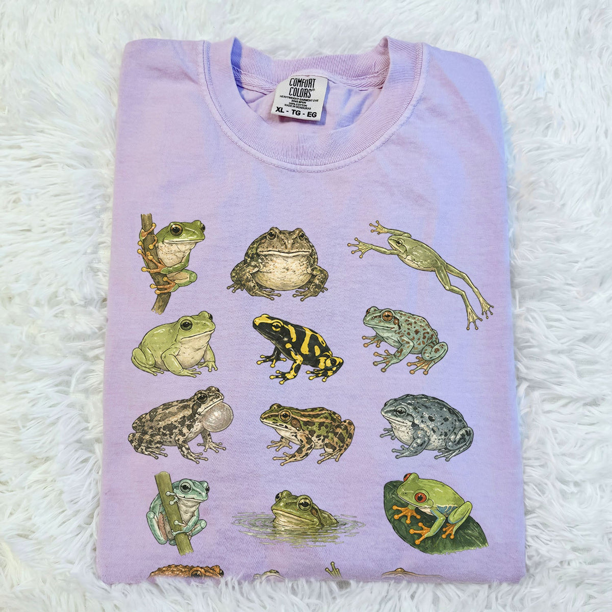 Frog Species Oversized T-Shirt