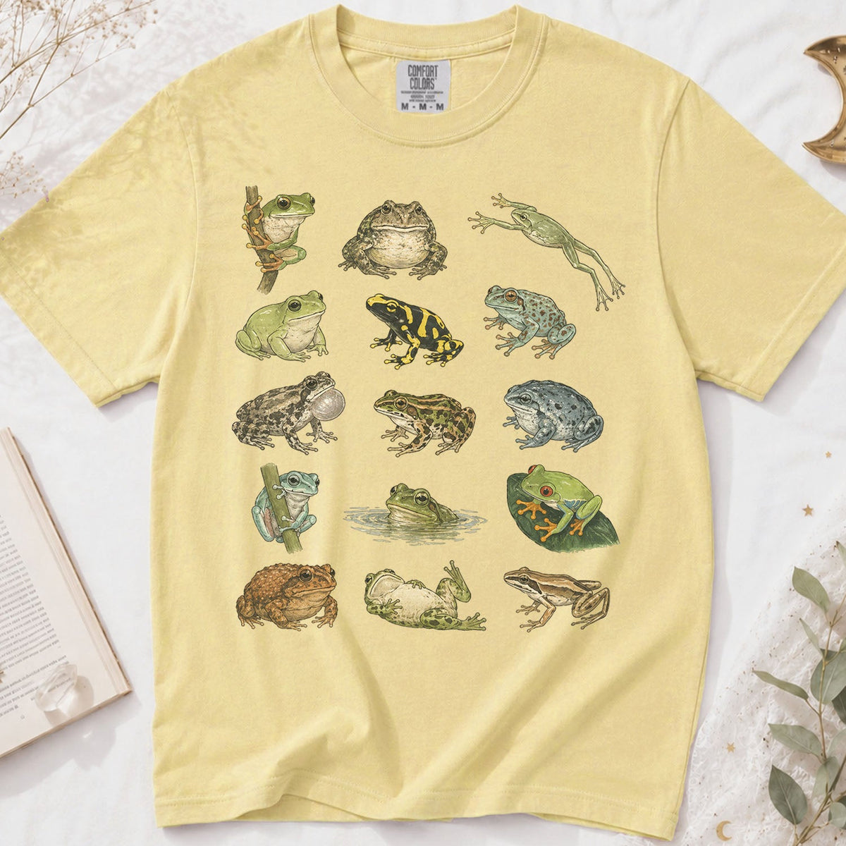 Frog Species Oversized T-Shirt
