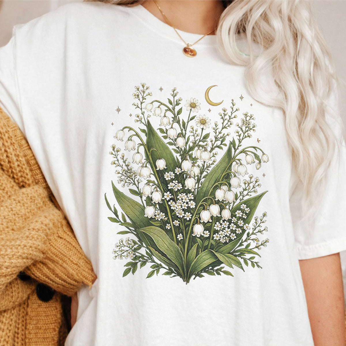 Lily of the Valley Standard Fit Oversized T-Shirt
