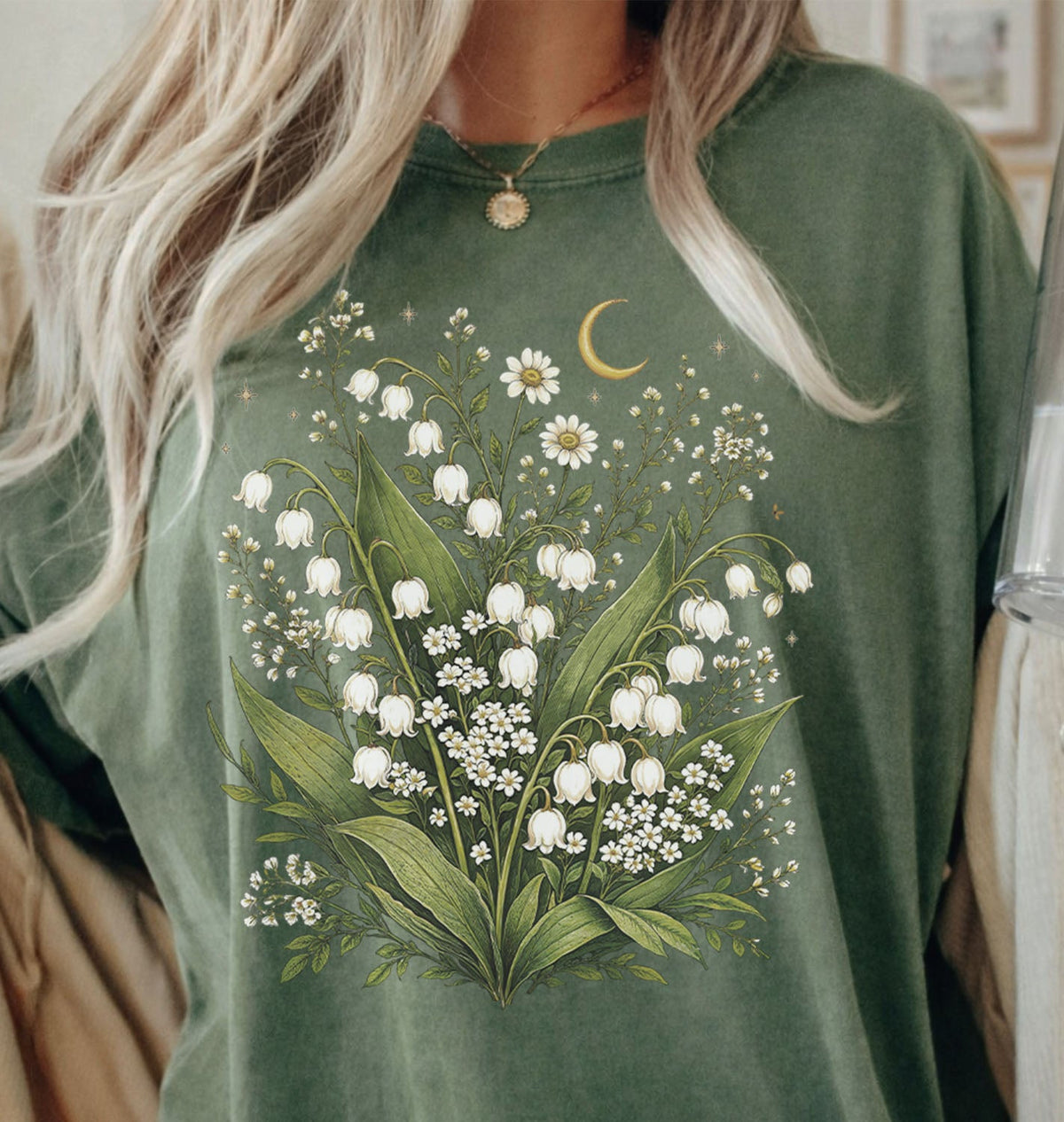 Lily of the Valley Standard Fit Oversized T-Shirt
