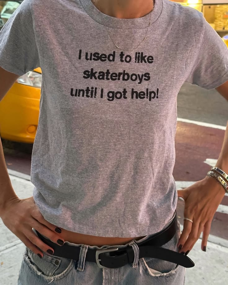 Skater Boys Funny Slogan Cotton Baby Tee