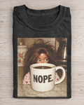 Charcoal Doll Nope Graphic Tee