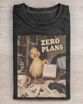 Charcoal Duckling Zero Plans Graphic Tee