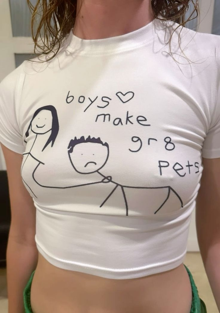 Boys Make Great Pets Doodle Cotton Baby Tee