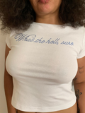 Rhinestone Script Cotton Baby Tee