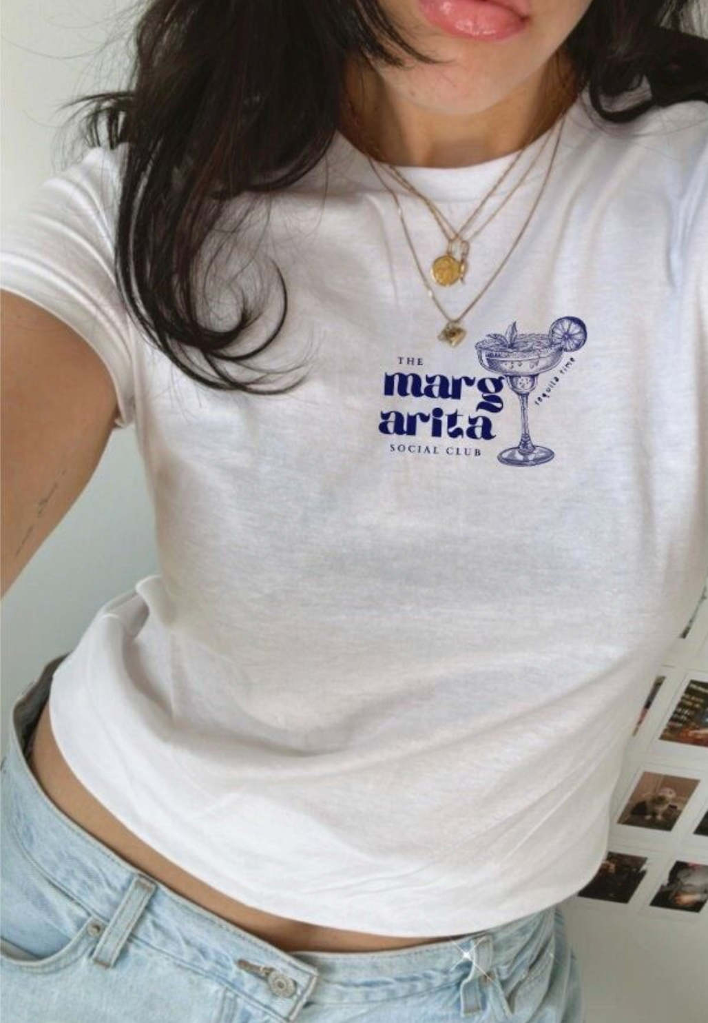 Margarita Social Club Graphic Cotton Baby Tee