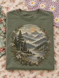 Green Mountain Lake Graphic Tee