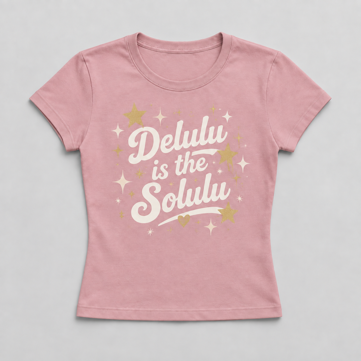 Delulu Is The Solulu Graphic Baby Tee