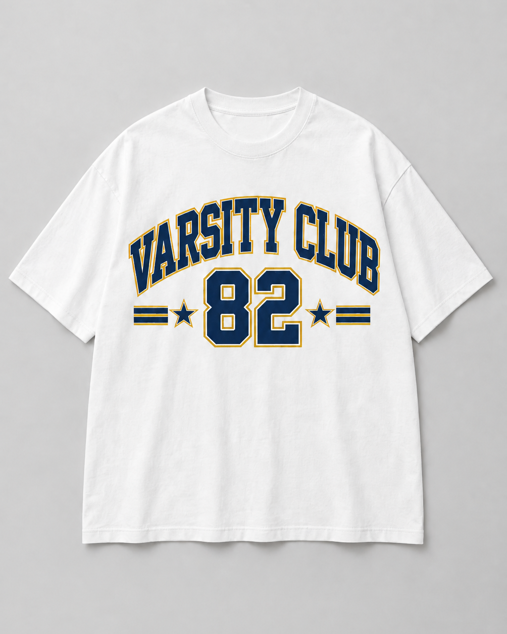 Varsity Club 82 Graphic Oversized Tee