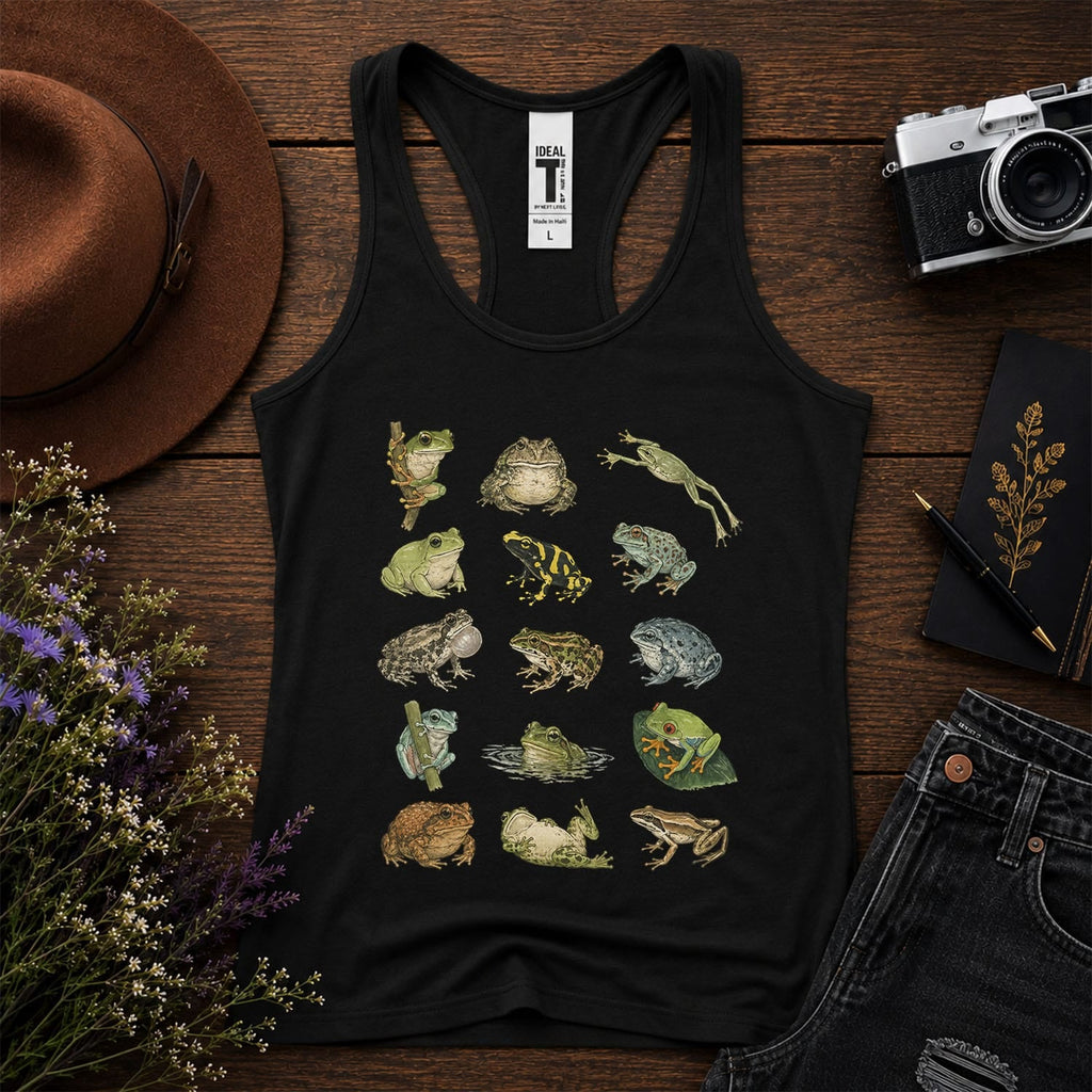 Frog Species Racerback Tank Top