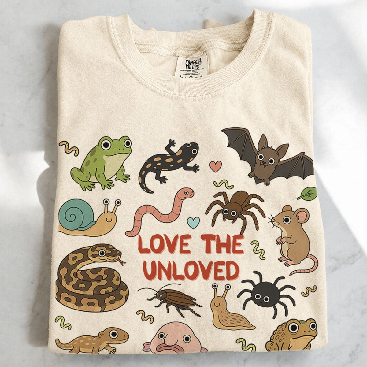 Love the Unloved Cartoon Oversized T-Shirt