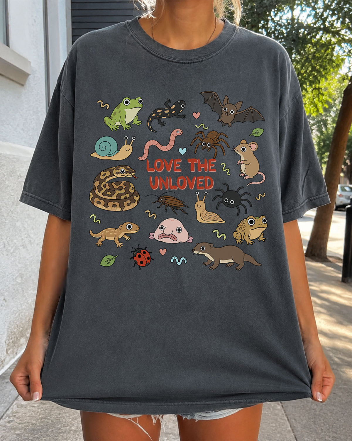 Love the Unloved Cartoon Oversized T-Shirt