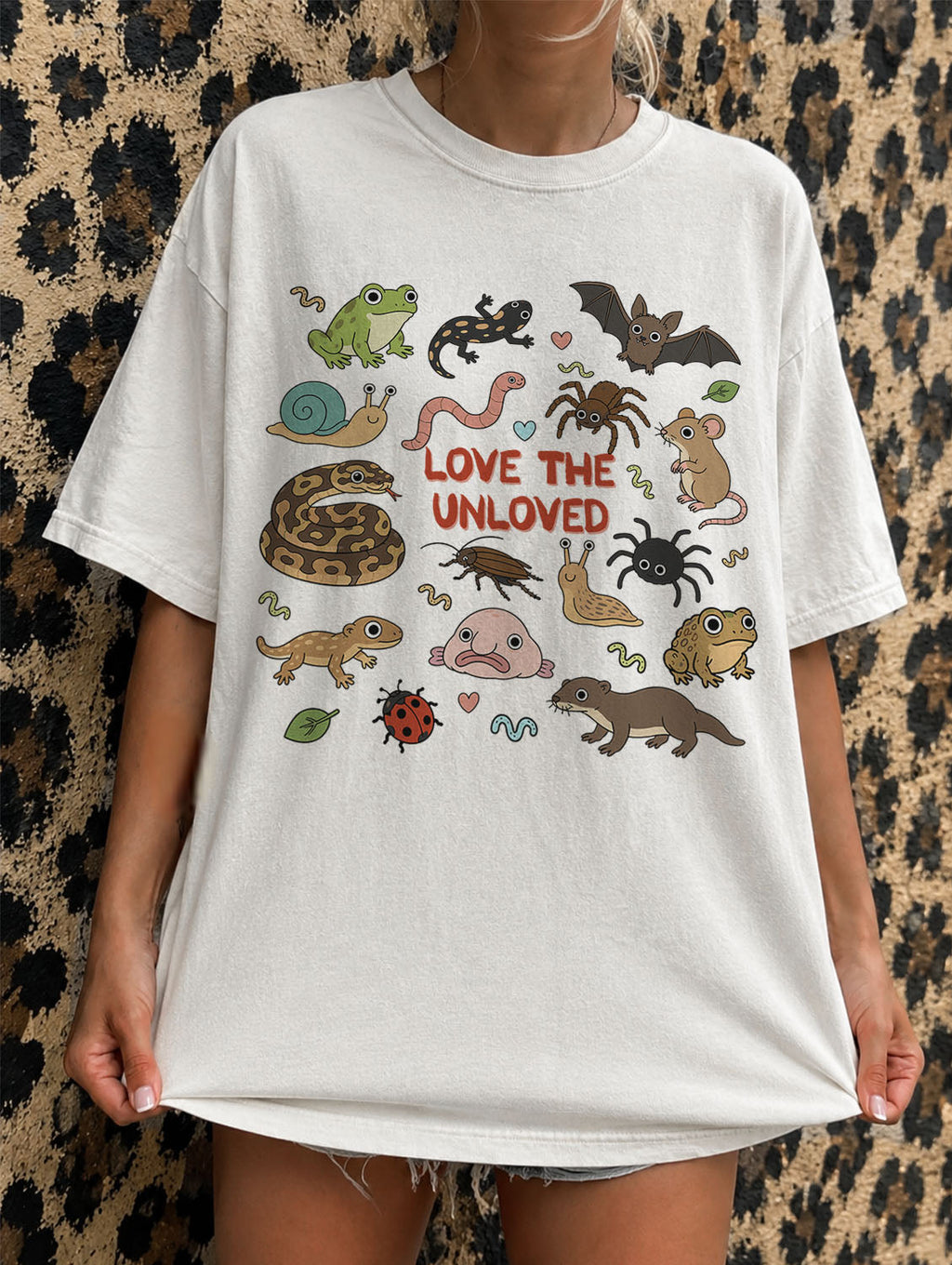 Love the Unloved Cartoon Oversized T-Shirt