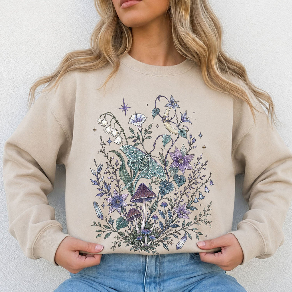 Mystic Moth Graphic Sweatshirt