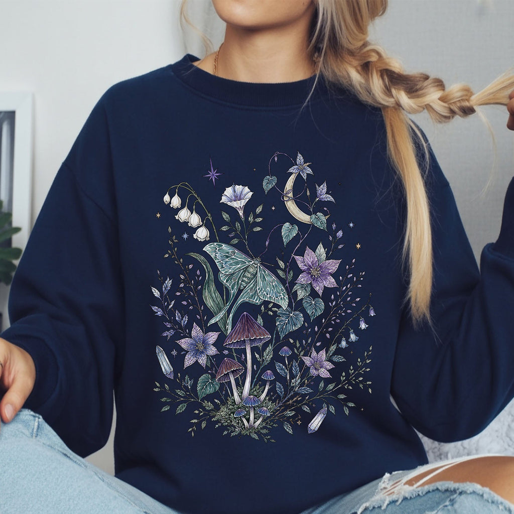 Mystic Moth Graphic Sweatshirt