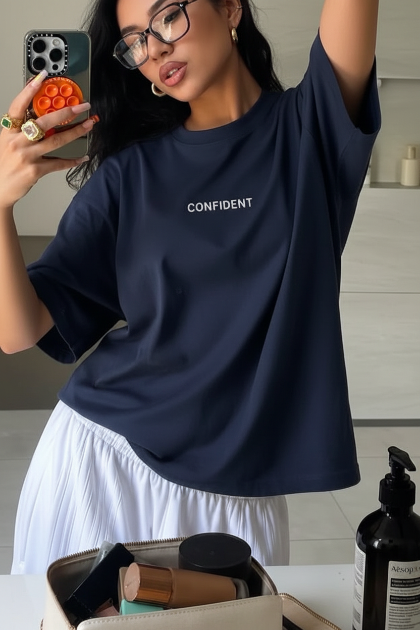 Navy Confident Tee