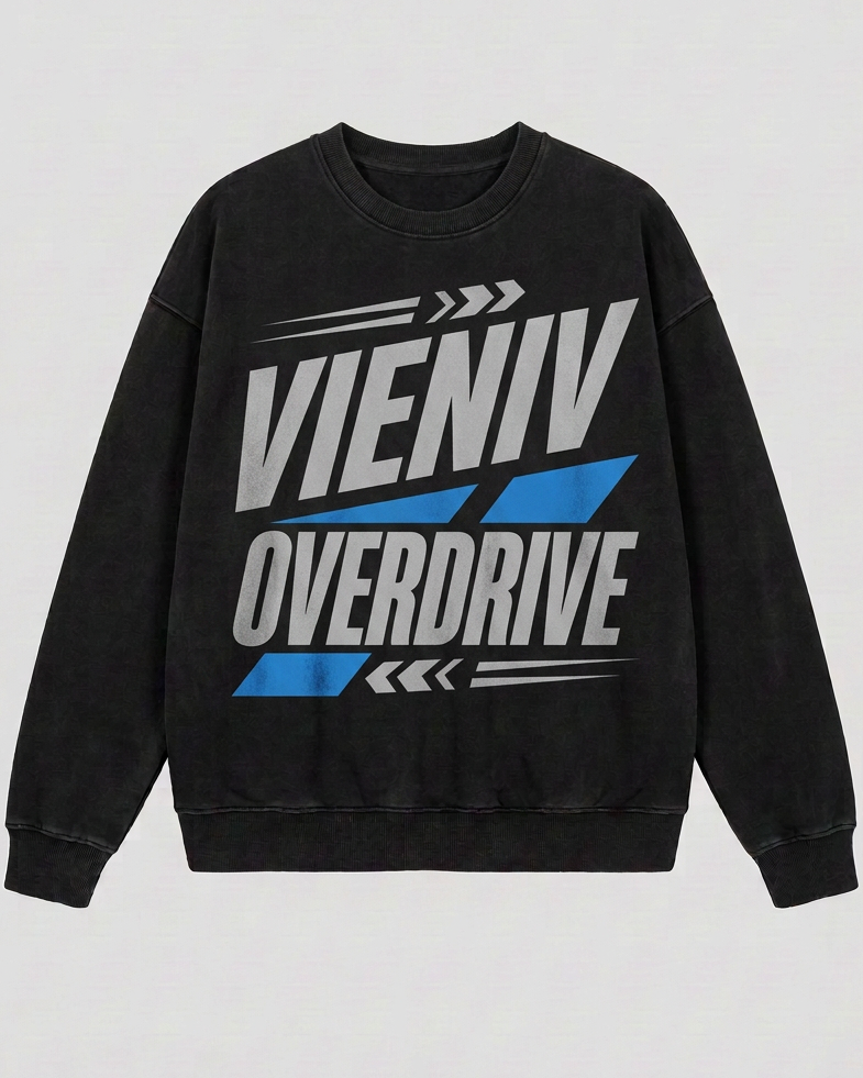 OVERDRIVE卫衣正面设计