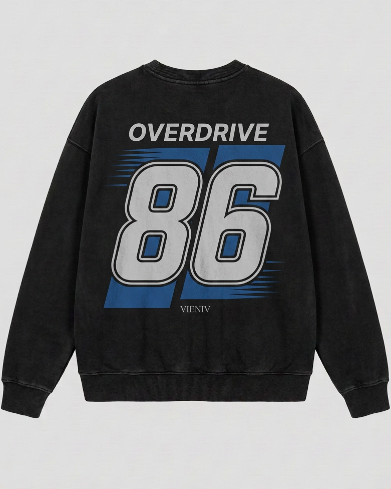 OVERDRIVE卫衣背面设计