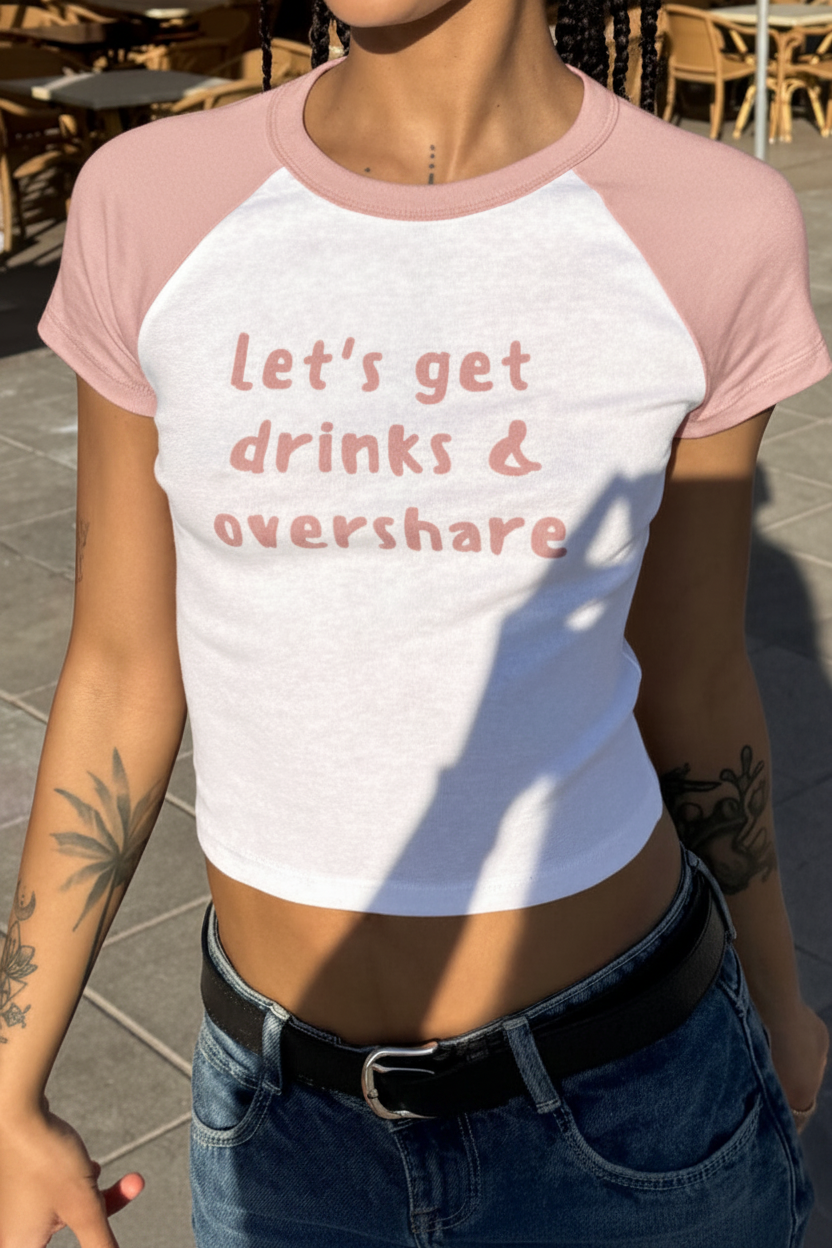 Pink Raglan
