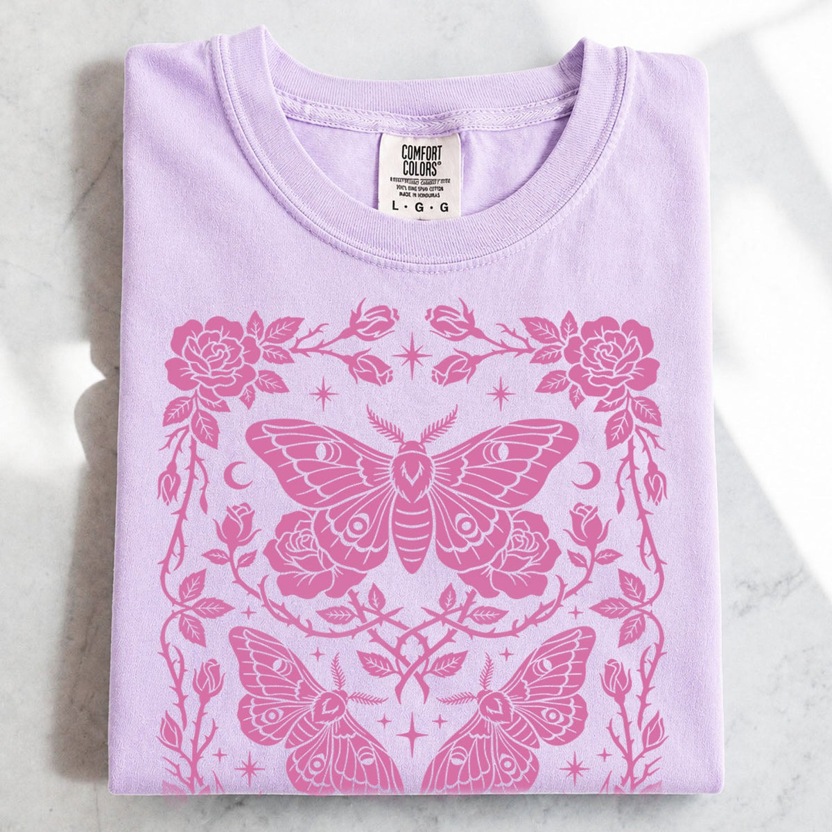 Pink Moth Oversized T-Shirt