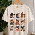 Preppy Dogs Oversized T-Shirt