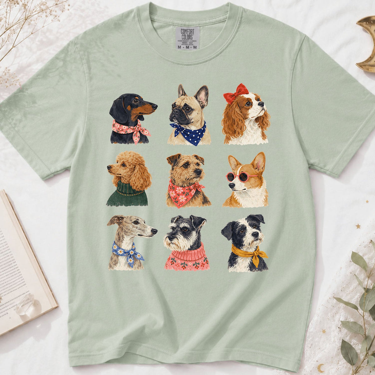 Preppy Dogs Oversized T-Shirt
