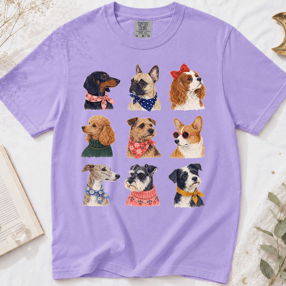 Preppy Dogs Oversized T-Shirt