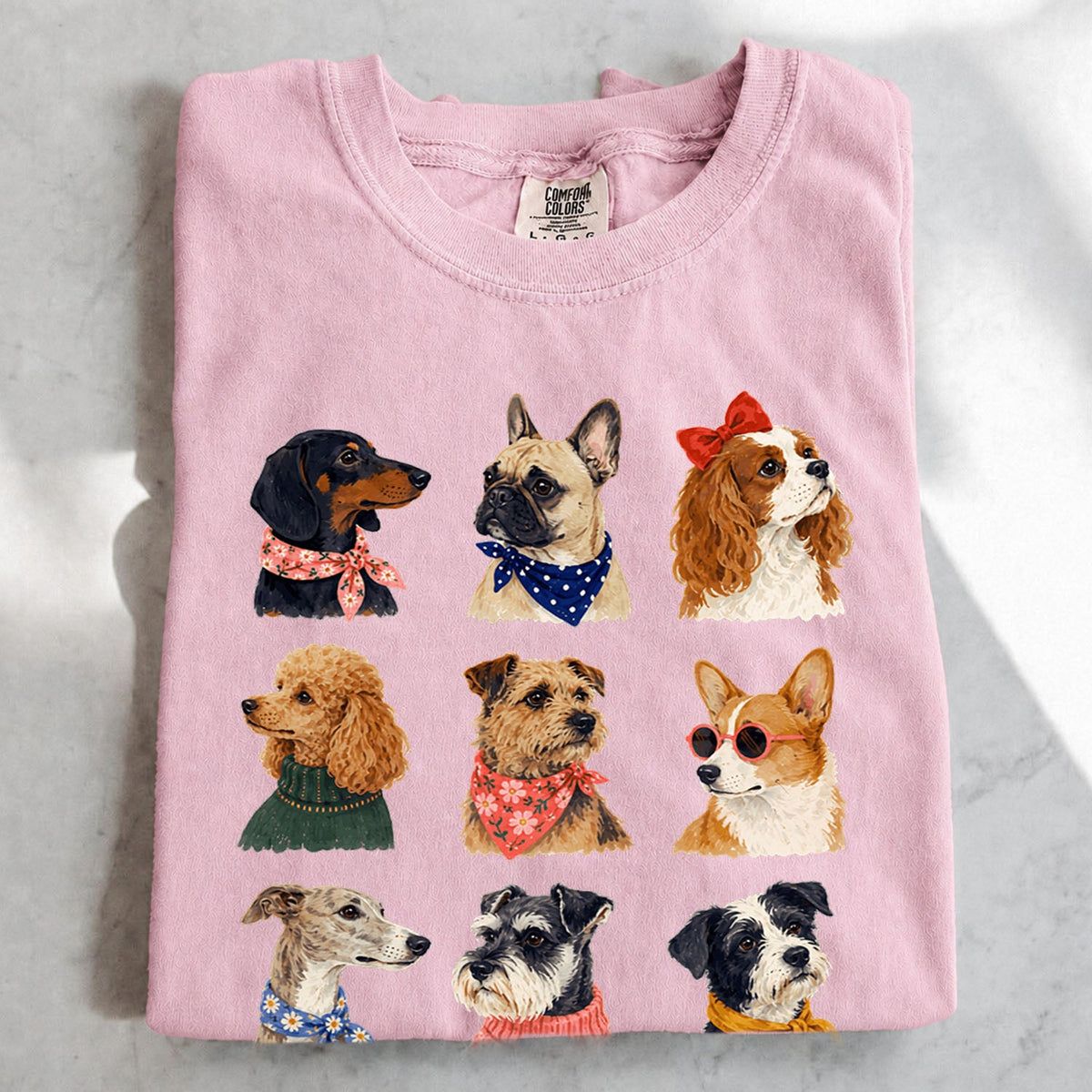 Preppy Dogs Oversized T-Shirt
