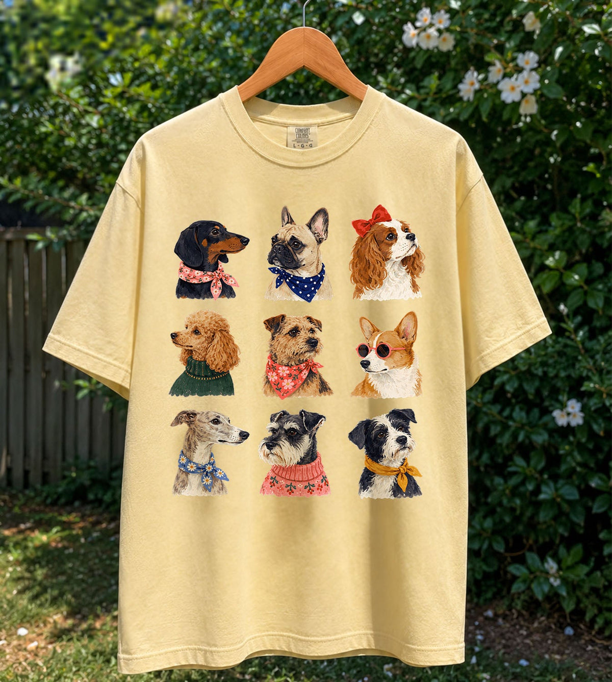 Preppy Dogs Oversized T-Shirt