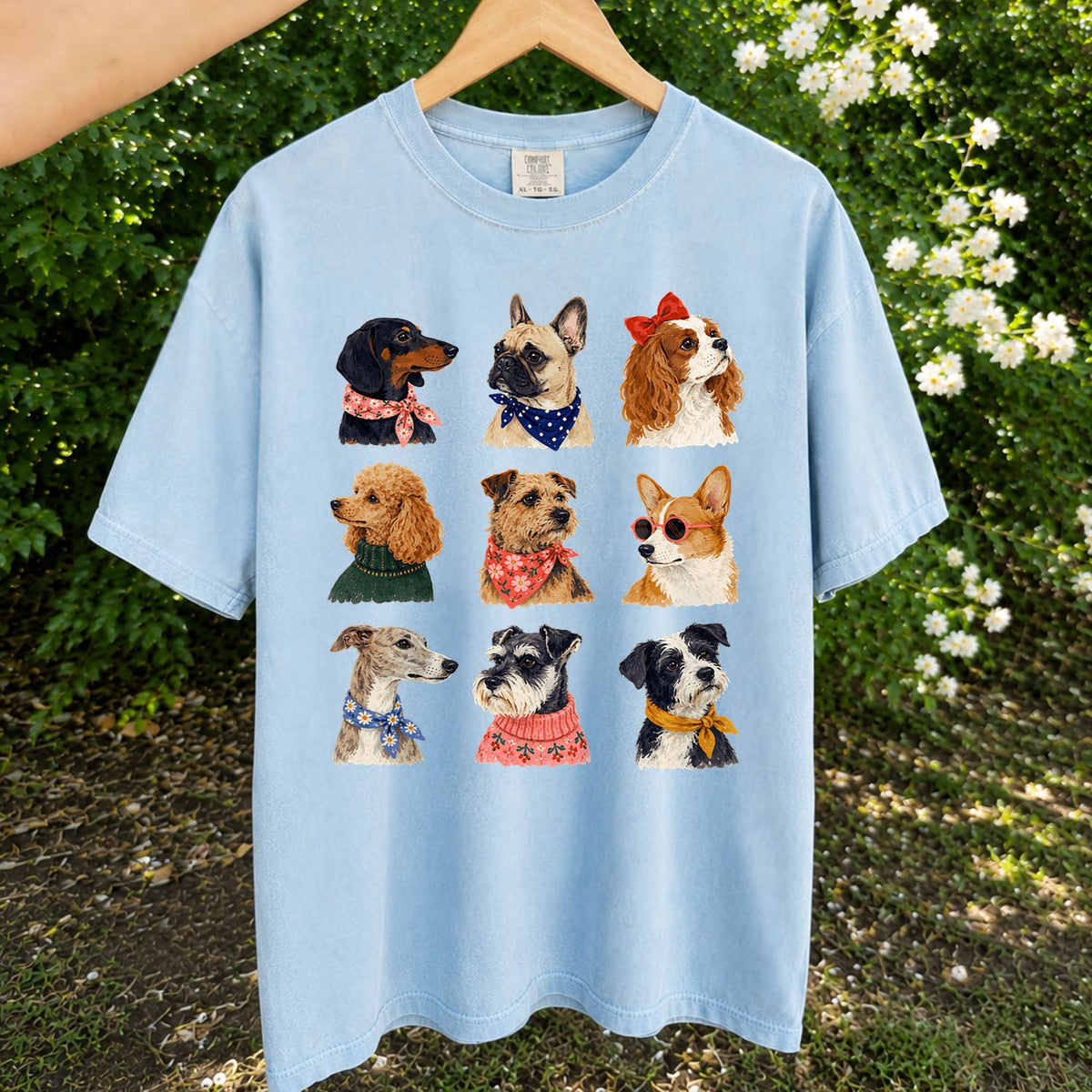 Preppy Dogs Oversized T-Shirt