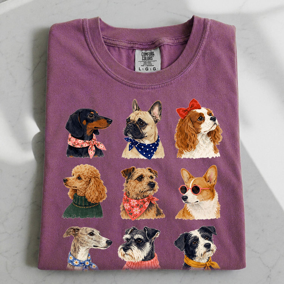 Preppy Dogs Oversized T-Shirt