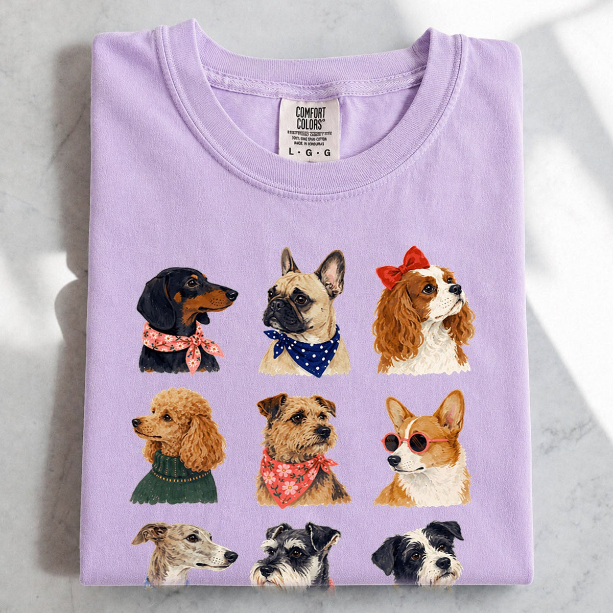 Preppy Dogs Oversized T-Shirt