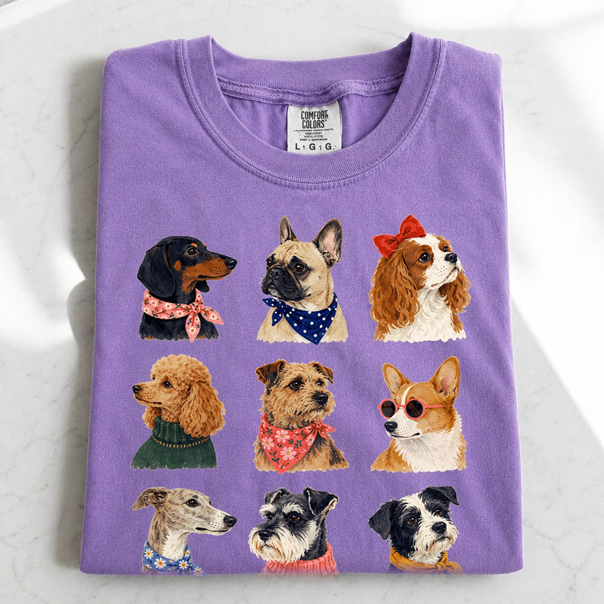 Preppy Dogs Oversized T-Shirt