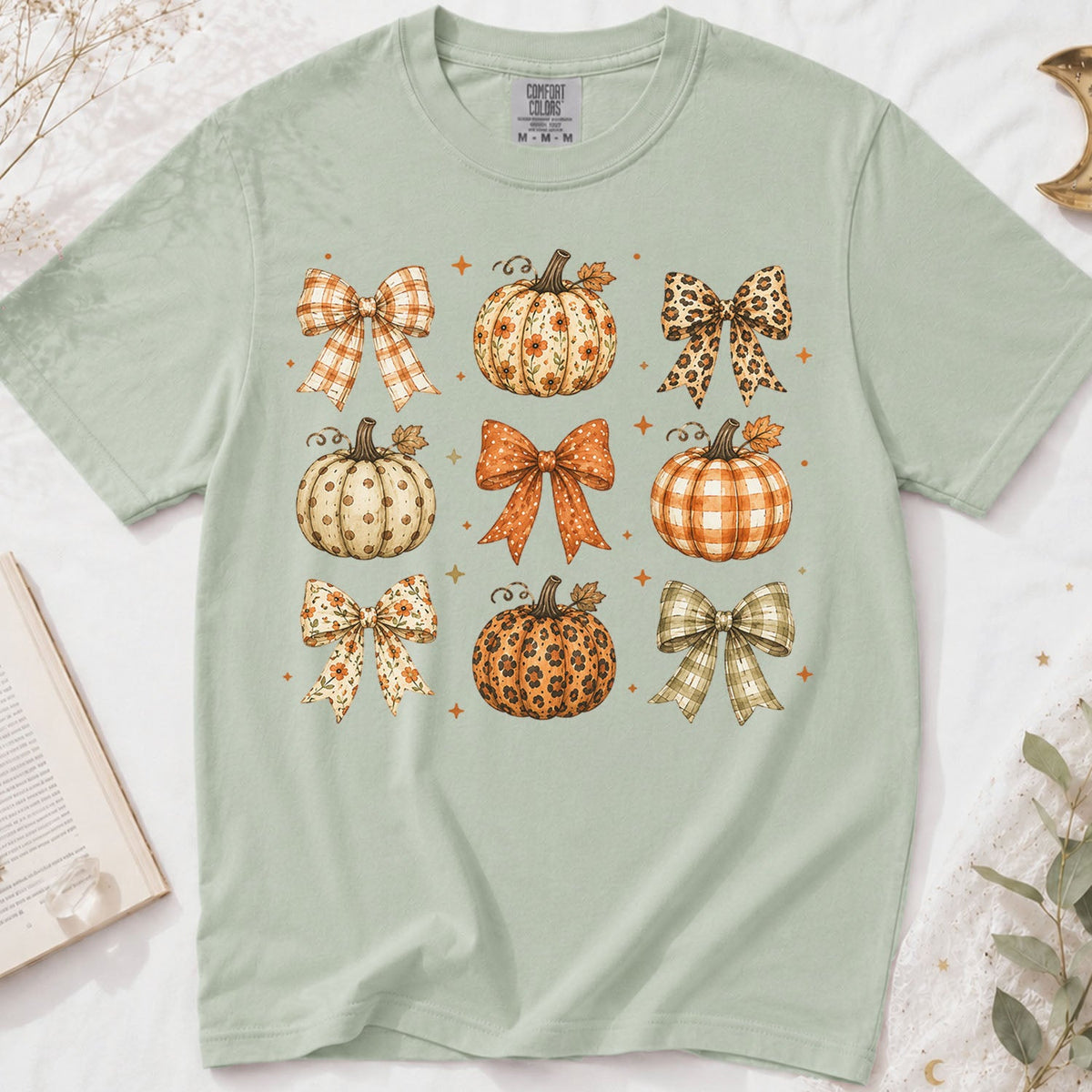 Coquette Pumpkin Harvest Oversized T-Shirt