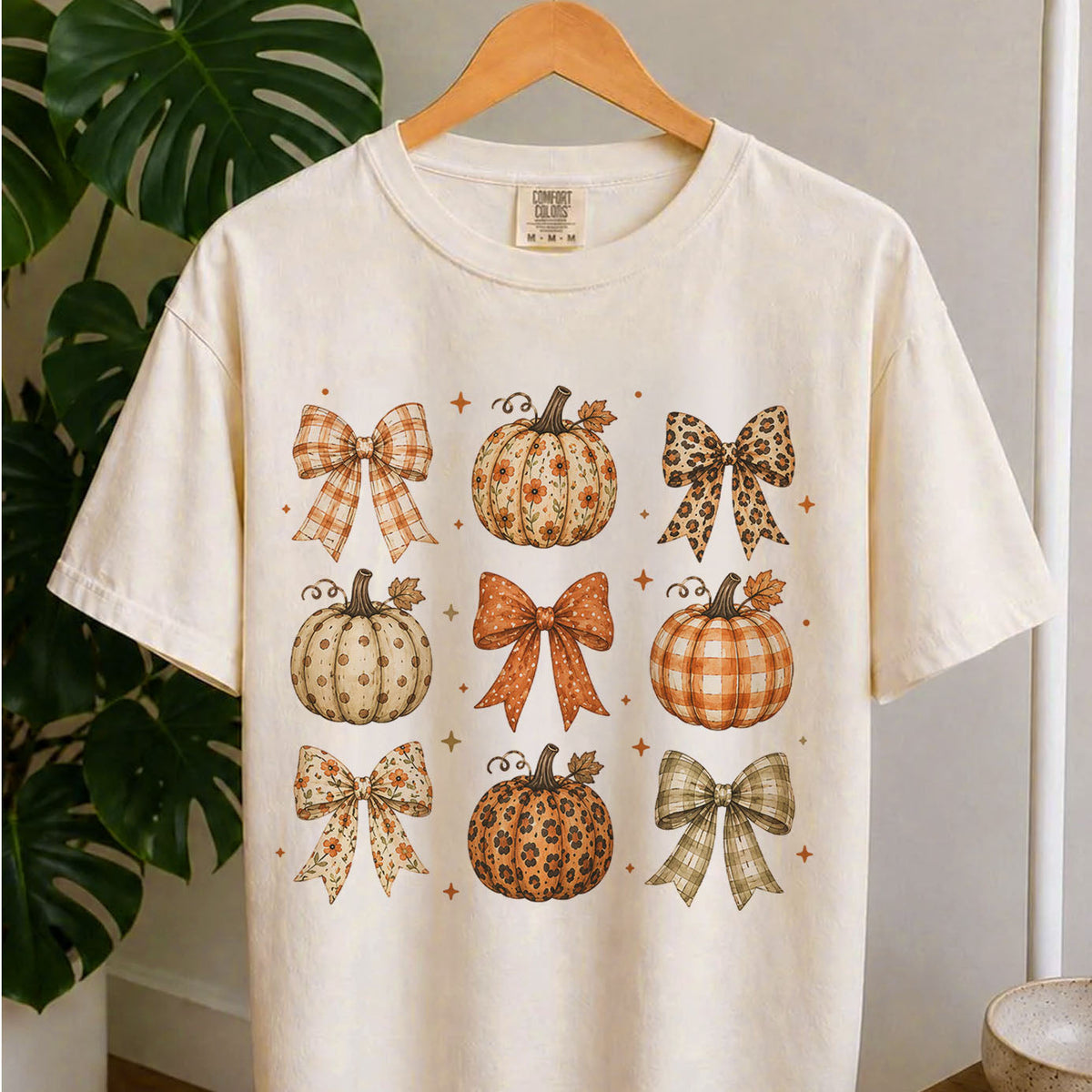 Coquette Pumpkin Harvest Oversized T-Shirt