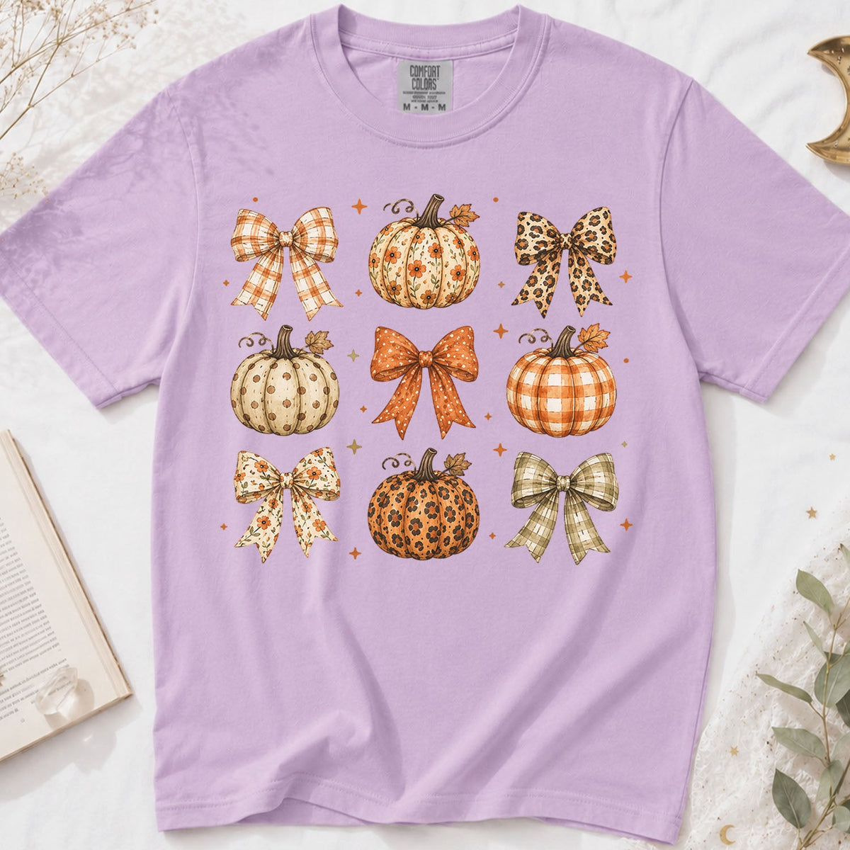 Coquette Pumpkin Harvest Oversized T-Shirt